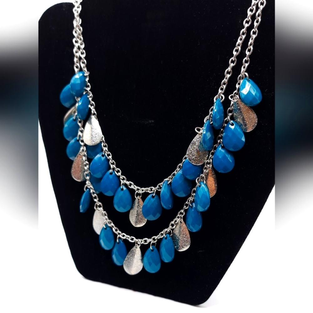 Blue & Silver Necklace 45002-070